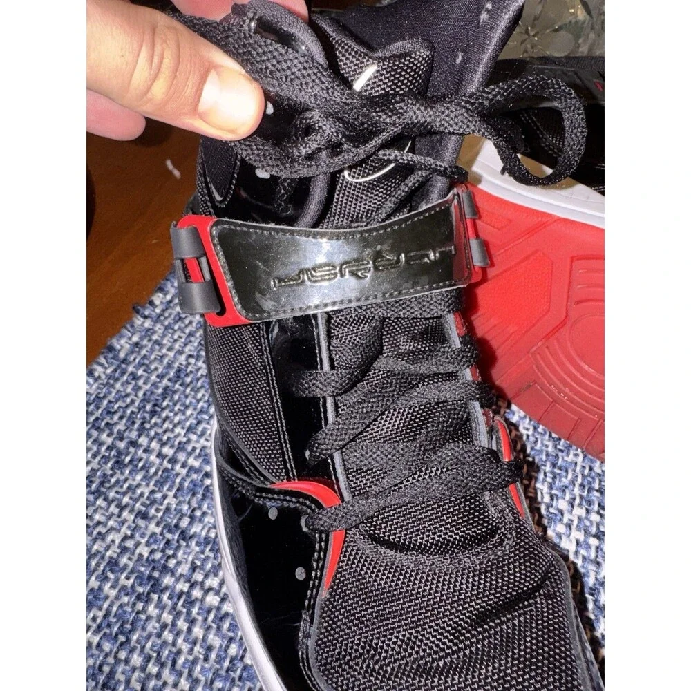 Men's Nike Air Jordan Flight 45 High - Size 13 - Black/Varsity Red (384519-010)